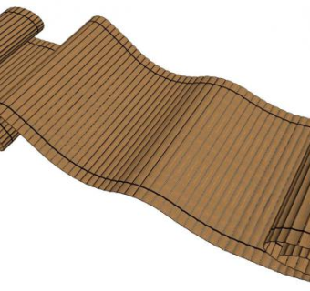 书卷su模型下载_sketchup草图大师SKP模型