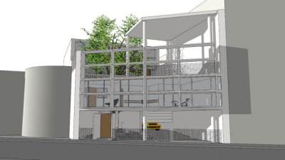 勒柯布西耶su模型下载_sketchup草图大师SKP模型