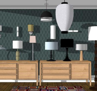 灯具sketchup模型下载_sketchup草图大师SKP模型