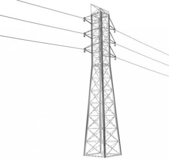 高压线架子su模型下载_sketchup草图大师SKP模型