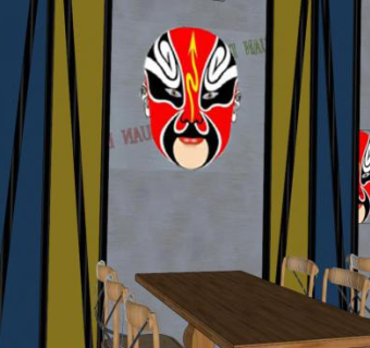 脸谱su模型下载_sketchup草图大师SKP模型