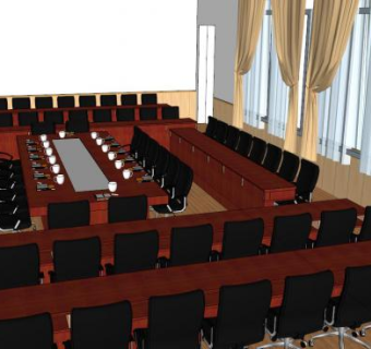 洽谈座椅su模型下载_sketchup草图大师SKP模型