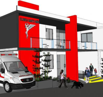 村卫生院su模型下载_sketchup草图大师SKP模型