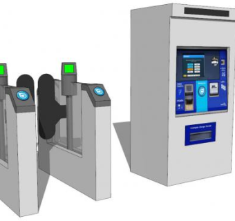 售票机su模型下载_sketchup草图大师SKP模型