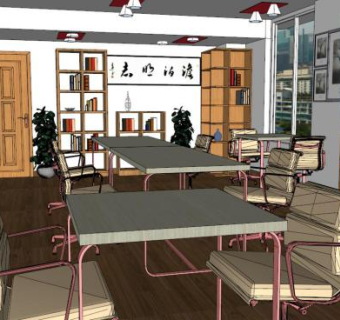 休息室su模型下载_sketchup草图大师SKP模型