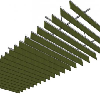 吸音板su模型下载_sketchup草图大师SKP模型