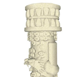 中式柱头su模型下载_sketchup草图大师SKP模型