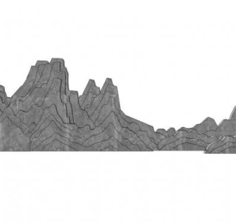 假山片石su模型下载_sketchup草图大师SKP模型