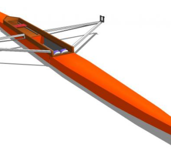 皮划艇su模型下载_sketchup草图大师SKP模型