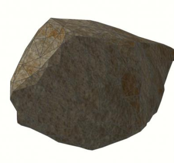 巨大的岩石SU模型下载_sketchup草图大师SKP模型