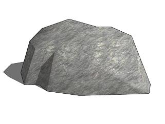 大块岩石SU模型下载_sketchup草图大师SKP模型