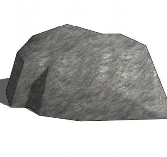 大块岩石SU模型下载_sketchup草图大师SKP模型