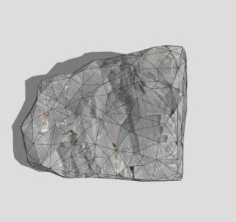 天然岩石形态SU模型下载_sketchup草图大师SKP模型