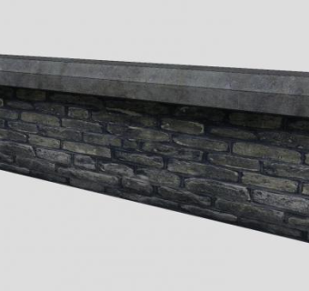 石墙砖墙SU模型下载_sketchup草图大师SKP模型