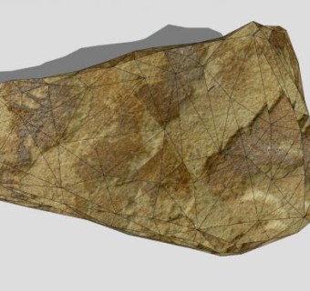 干石墙石头SU模型下载_sketchup草图大师SKP模型