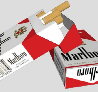 烟盒su模型下载_sketchup草图大师SKP模型