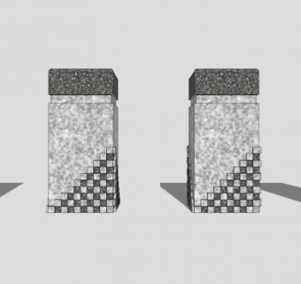 上马石su模型下载_sketchup草图大师SKP模型