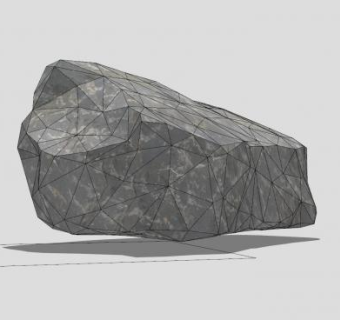 大岩石SU模型下载_sketchup草图大师SKP模型