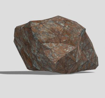 玄武岩SU模型下载_sketchup草图大师SKP模型