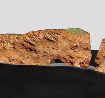 佩尔塞岩SU模型下载_sketchup草图大师SKP模型