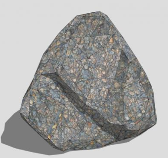 天然岩石石头sketchup模型下载_sketchup草图大师SKP模型