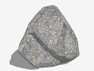 天然岩石石头sketchup模型下载_sketchup草图大师SKP模型