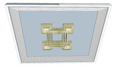 天花板su模型下载_sketchup草图大师SKP模型