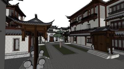 苏州建筑su模型下载_sketchup草图大师SKP模型