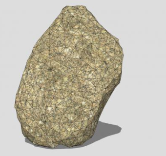 黄色花岗岩SU模型下载_sketchup草图大师SKP模型