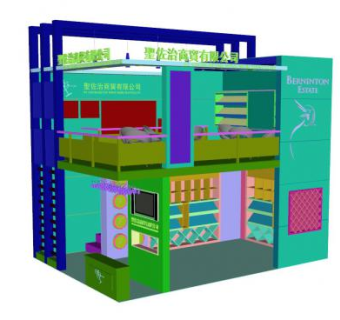 公司双层展厅SU模型下载_sketchup草图大师SKP模型