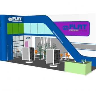 福莱特玻璃公司展厅SU模型下载_sketchup草图大师SKP模型