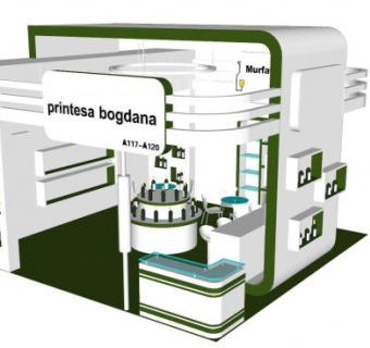 波尔丹娜葡萄酒展厅SU模型下载_sketchup草图大师SKP模型