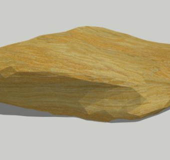 天然风化黄色砂岩SU模型下载_sketchup草图大师SKP模型