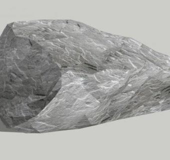 浅灰色岩石SU模型下载_sketchup草图大师SKP模型