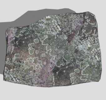 天然地衣砂岩SU模型下载_sketchup草图大师SKP模型