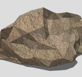 风化岩石SU模型下载_sketchup草图大师SKP模型