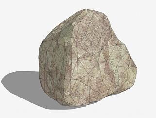 天然矿物岩石SU模型下载_sketchup草图大师SKP模型