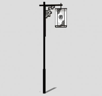 小路灯su模型下载_sketchup草图大师SKP模型