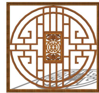 中式窗格su模型下载_sketchup草图大师SKP模型