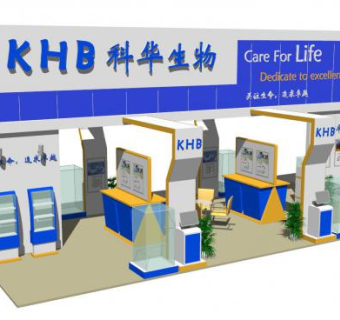 科华生物企业展厅SU模型下载_sketchup草图大师SKP模型
