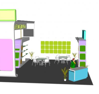 丰原集团企业展厅SU模型下载_sketchup草图大师SKP模型