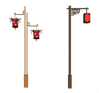 中式精品灯具组件集su模型下载_sketchup草图大师SKP模型