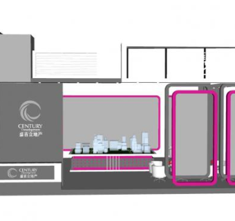盛吉立地产展厅SU模型下载_sketchup草图大师SKP模型