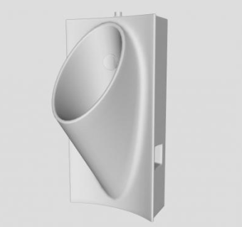 男士小便池su模型下载_sketchup草图大师SKP模型