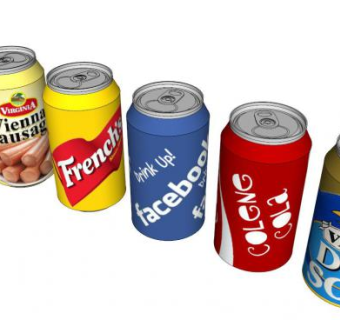 饮料su模型下载_sketchup草图大师SKP模型