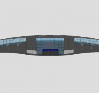 北格林威治站展厅SU模型下载_sketchup草图大师SKP模型
