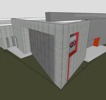 奇瑞汽车展厅SU模型下载_sketchup草图大师SKP模型