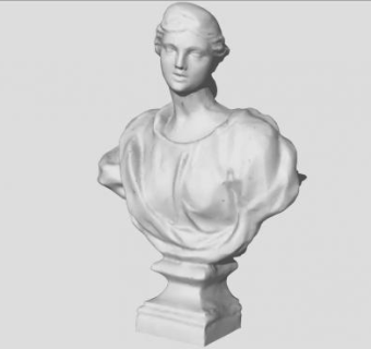 人物头像雕塑su模型下载_sketchup草图大师SKP模型