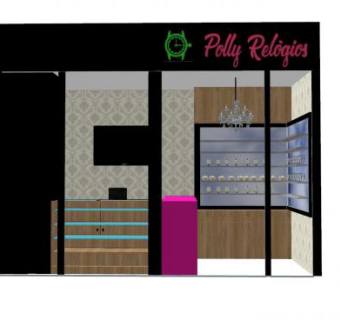 现代手表店面SU模型下载_sketchup草图大师SKP模型