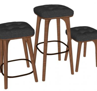 吧凳su模型下载_sketchup草图大师SKP模型